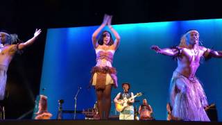 Olivia Foa'i  and Te Vaka Dancers perform at Disney's Moana Premiere
