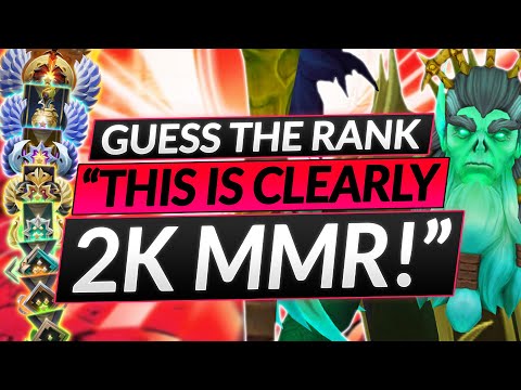 GUESS THE RANK - "This is 2K MMR FOR SURE" - Coach Review - Dota 2 Smurf Guide