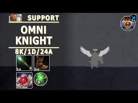 Omniknight Hard Support | 7.31c | Pos 5 Omni Guide | Dota 2 Immortal Gameplay