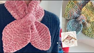 DIY Cozy Criss Cross Neck Warmer Easy Tutorial ✨