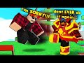 He Made A FAKE Channel Of ME, Just So He Could 1v1 ME... (ROBLOX BEDWARS)