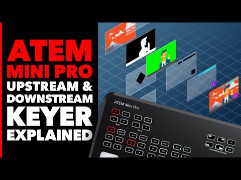 ATEM Mini Pro Upstream and Downstream Keys Explained