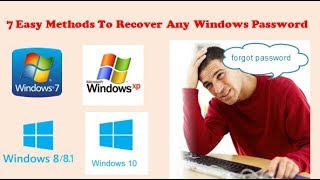 How to Access Your Computer if You Have Forgotten the Password | Latest 2018