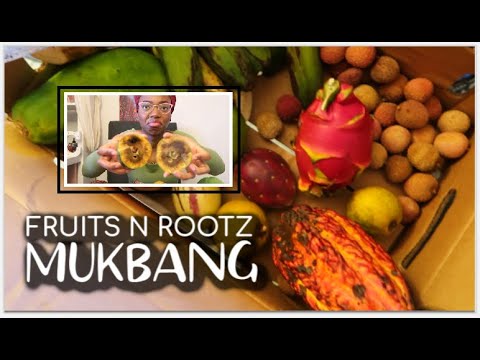 FRUITS N ROOTZ TASTING | MUKBANG