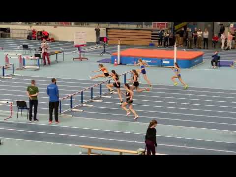 Anna Olczyk, 60m ppł finał, 4. Mityng Pamięci Ireny Szewińskiej U16 i U14., 30.01.2022, Toruń