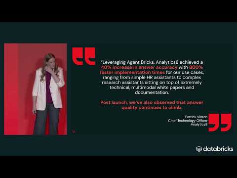 Watch: Agent Bricks: Building Multi-Agent Systems for Structured and Unstructured Information