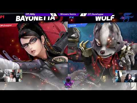 South Florida Arcadian Winners Semis - Nitty (Bayonetta) Vs. Surehyper (Wolf) SSBU ULTIMATE