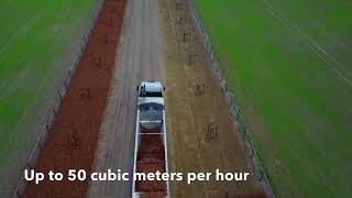 Mulchxpress Bulk Mulch Blowing