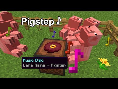 I made Pigs dance to 🎶 Pigstep in Minecraft