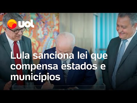 Lula sanciona recomposição de R$ 27 bi do ICMS a estados e municípios