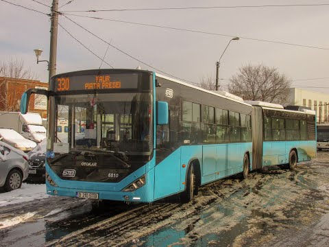Cab View : Linia 330 : Faur Poarta 4 - Piața Presei