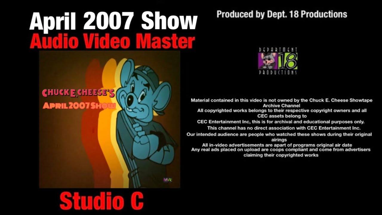 Chuck E. Cheese April 2007 Show (Studio C)