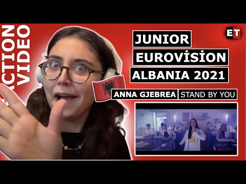 REACTION • Anna Gjebrea - Stand By You (Junior Eurovision 2021 🇦🇱 Albania)
