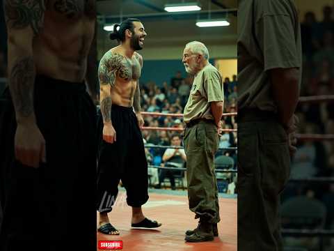 Young Cocky Fighter LAUGHED at an Old Man War Veteran 🫡 It Didn’t End Well 💥 Paid the Price #fight
