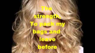 Carrie Underwood - Sometimes You Leave  Lyrics