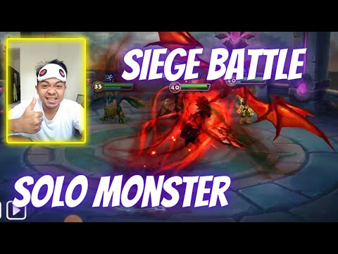 Solo Monster Siege Battle Summoners War - Easy Siege Battle C2