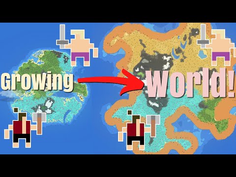 A War Between Kingdoms But The Continent Keeps GROWING! - WorldBox