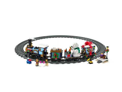 Vidéo LEGO Icons 10361 : Le train de Noël