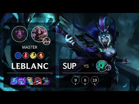 LeBlanc Support vs Thresh - EUW Master Patch 11.13