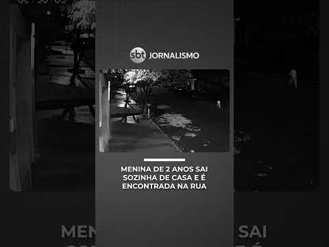 Menina de 2 anos escapa de casa na madrugada e é encontrada sozinha na rua | #SBTNotícias