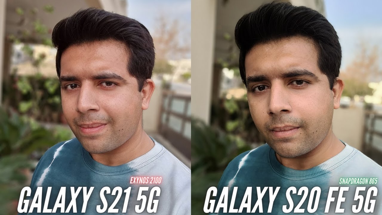 Samsung Galaxy S21 5G vs S20 FE 5G Camera Comparison