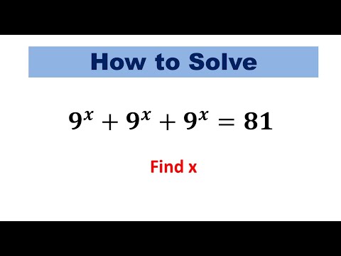 Harvard University Entrance Test Tricks | Find x