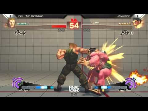 [FR 16 SSFIV AE] VxG EMP Dieminion (Guile) vs Jewelman (E.Honda)