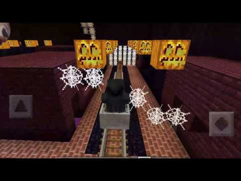 TİMURCAN MİNECRAFT PE'DE #4 Roller Coaster 3D (TREN YOLU İNCELEMESİ)