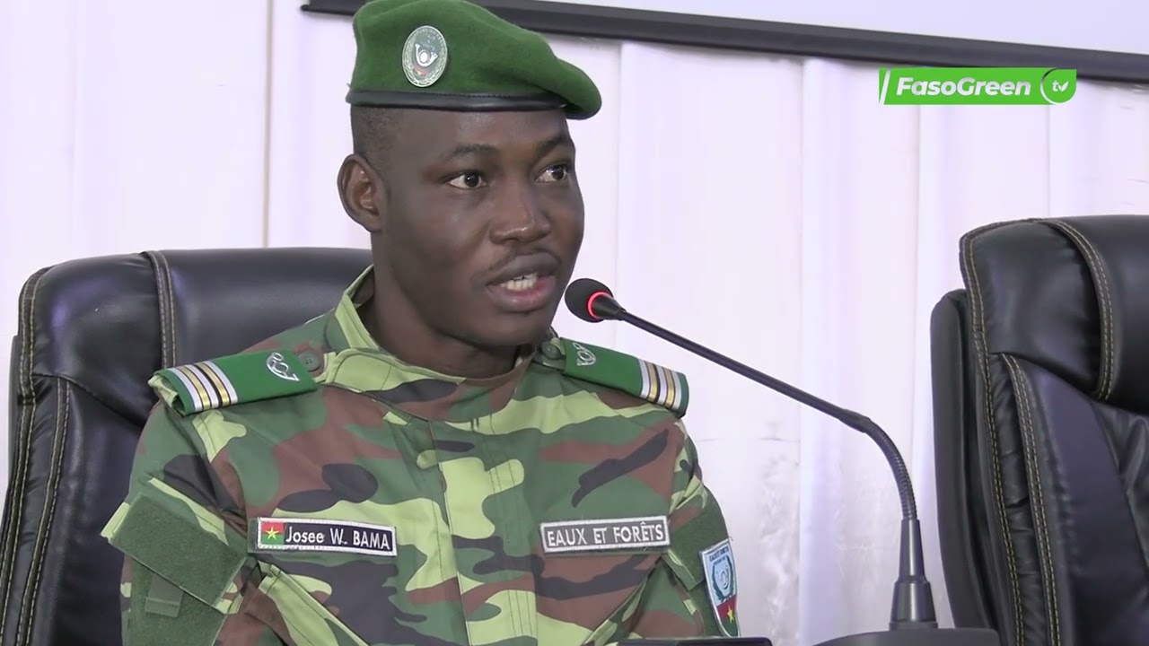 PAROLE DIGNE D'INTÉRÊT Extrait du discours de l'inspecteur des eaux et forêts, Wend-Kuni Josée Bama