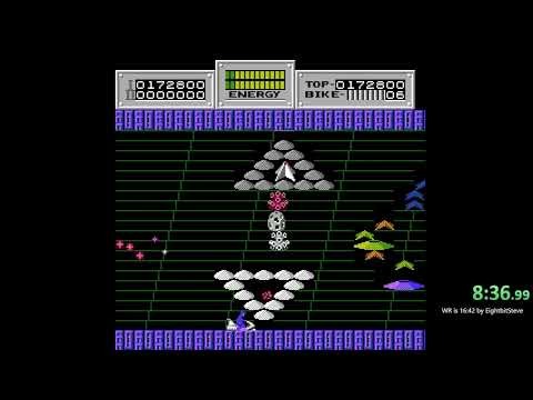 Seicross NEW World Record Speedrun (16:42) on NES Nintendo #WR #PB #RETRO (1986)