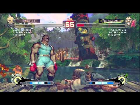 ZackKleanthous (Gouken) Vs ICE_MAN_213 (Balrog) SSF4 AE Endless Matches - PSN
