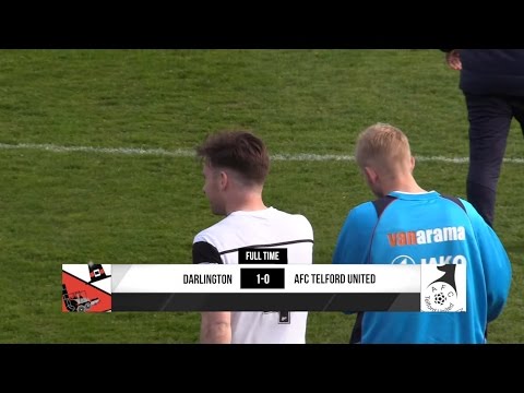 Darlington 1-0 AFC Telford United - Vanarama National League North - 2016/17