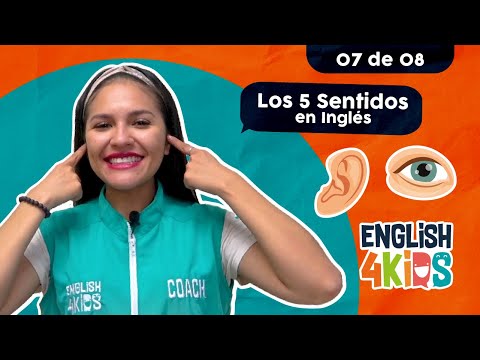 CLASE 08: Aprender los 5 sentidos y su pronunciación en inglés (Para niños)