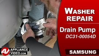 Samsung Washer Noisy While Operating - Drain Pump Repair and Diagnostic