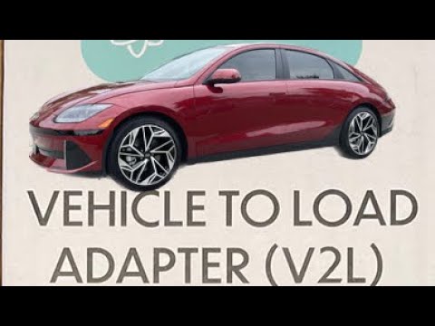 How to use Vehicle to Load (V2L) on IONIQ 6. Lectron V2L adapter