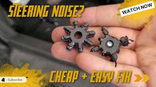 Hyundai/Kia Common Steering Noise: Power Steering Coupler Fix!