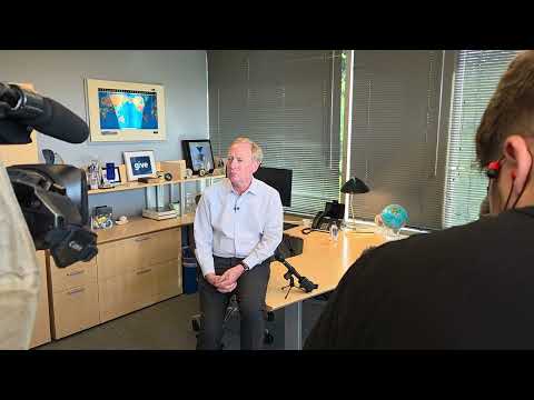 Microsoft President Brad Smith speaks after office occupation