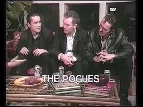 Joe Strummer And The Pogues Short Interview Sky TV 06/88