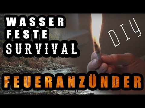 Coole, wasserfeste FEUERANZÜNDER in 2 Minuten SELBER machen !!!