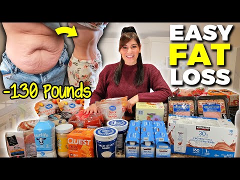 My High Protein Costco & Walmart Grocery Haul for FAT LOSS (-130Lbs)