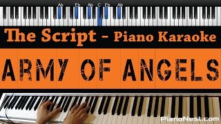 The Script - Army Of Angels - Piano Karaoke / Sing Along