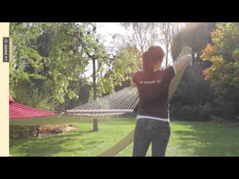 LA SIESTA Canoa   Hängemattenständer aus Holz