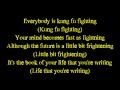 Cee Lo Green Kung Fu Fighting Lyrics