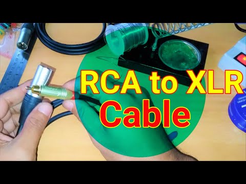 Assembling the RCA to XLR Connector