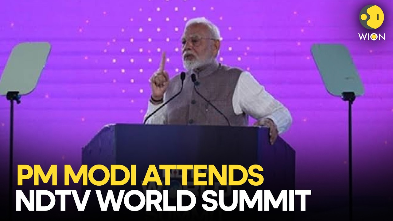 PM Modi LIVE: Prime Minister Narendra Modi Attends 3rd Edition of NDTV World Summit | WION