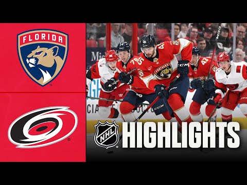 NHL Preseason Highlights | Panthers vs. Hurricanes | September 24, 2025