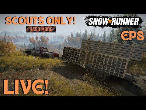 SnowRunner Extreme Hard Mode Scouts Only Michigan Gameplay Episode 8