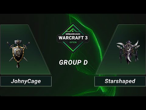 WC3 - JohnyCage vs. Starshaped - Group D - DreamHack WarCraft 3 Open: Winter 2021 - EU