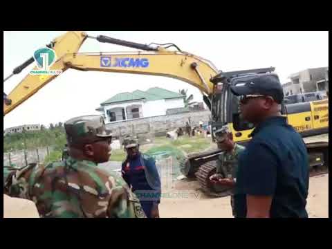 Tesa Dam Demolition: Flood Taskforce Clears Illegal Structures in East Legon