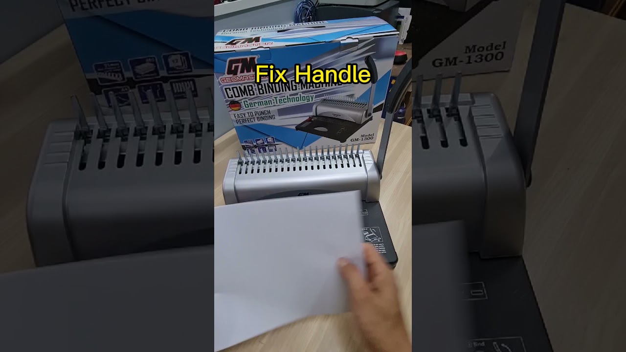 Geomaster GM1300 Binding Machine - 12 Sheets